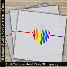 Load image into Gallery viewer, a set of three cards with a colorful wave on them
