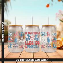 Load image into Gallery viewer, a set of three glasses with different designs on them
