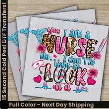 Load image into Gallery viewer, a set of three greeting cards with the words, i am a nurse, and
