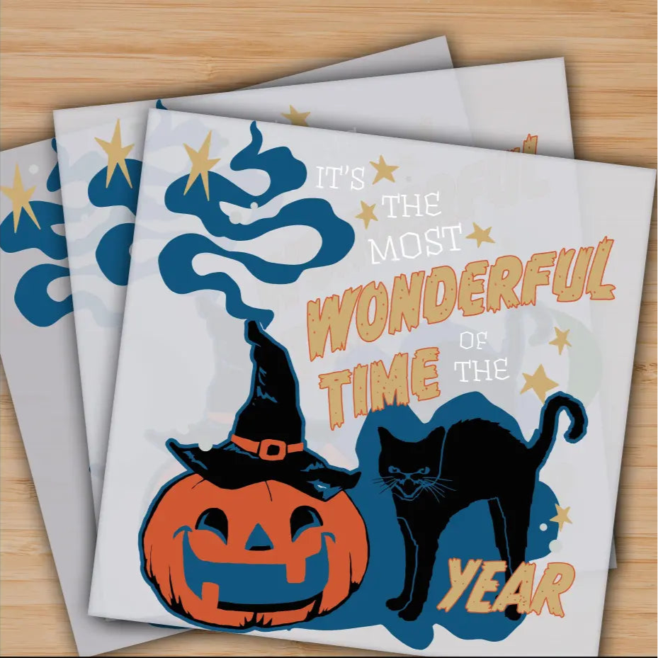 It’s The Most Wonderful Time Of The Year Happy Halloween Ready to Press Personalized Gifts Sublimation DTF Prints