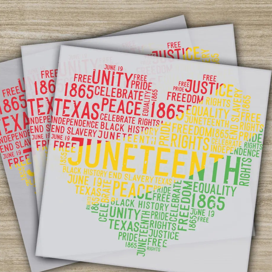 Juneteenth June 4 th Juneteenth 1865 Ready to Press,Personalized DTF Transfers Heat Press DTF Transfers