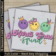 Load image into Gallery viewer, King Mask Jester Hat Mardi Gras Transfers Ready to Press Personalized DTF Transfer Mardi Gras Gifts Quality Heat Press
