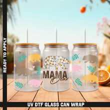 Load image into Gallery viewer, a set of three glasses with the word mama on them
