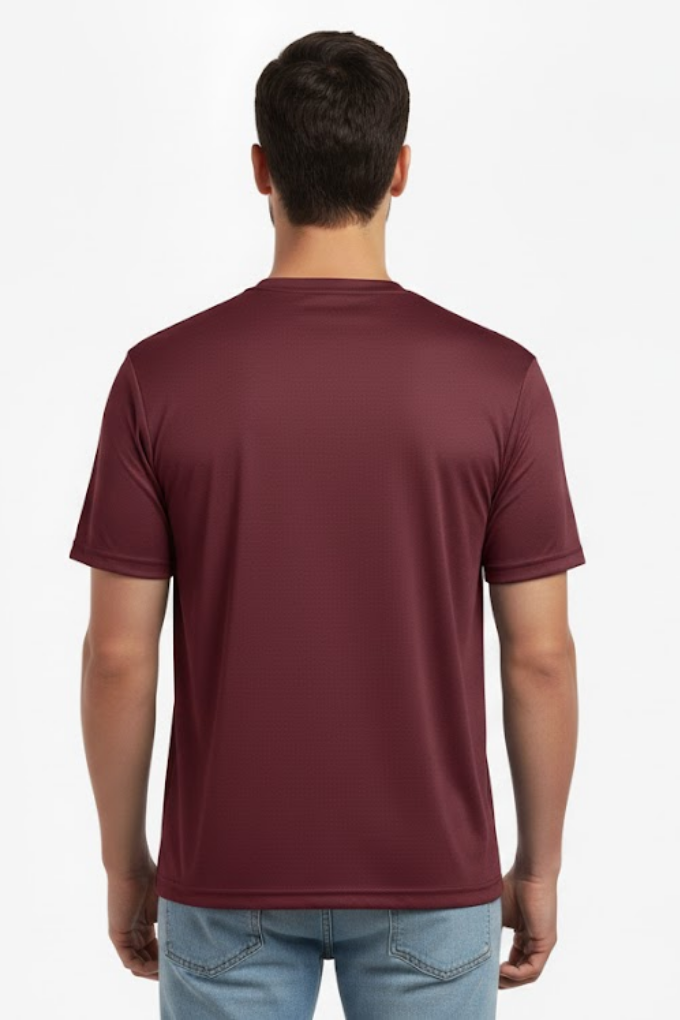 Maroon back