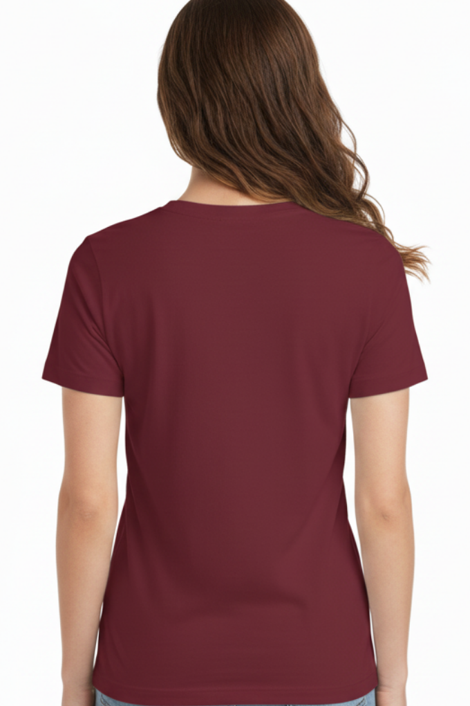Maroon back