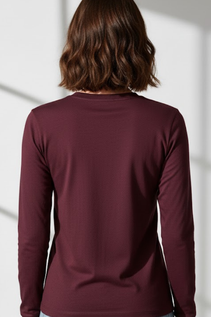 Maroon back