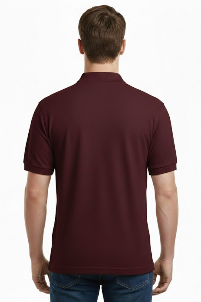 Maroon back