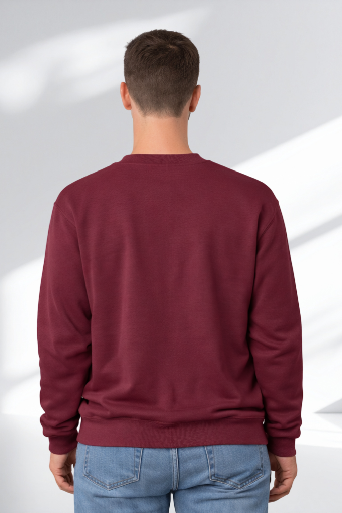 Maroon back