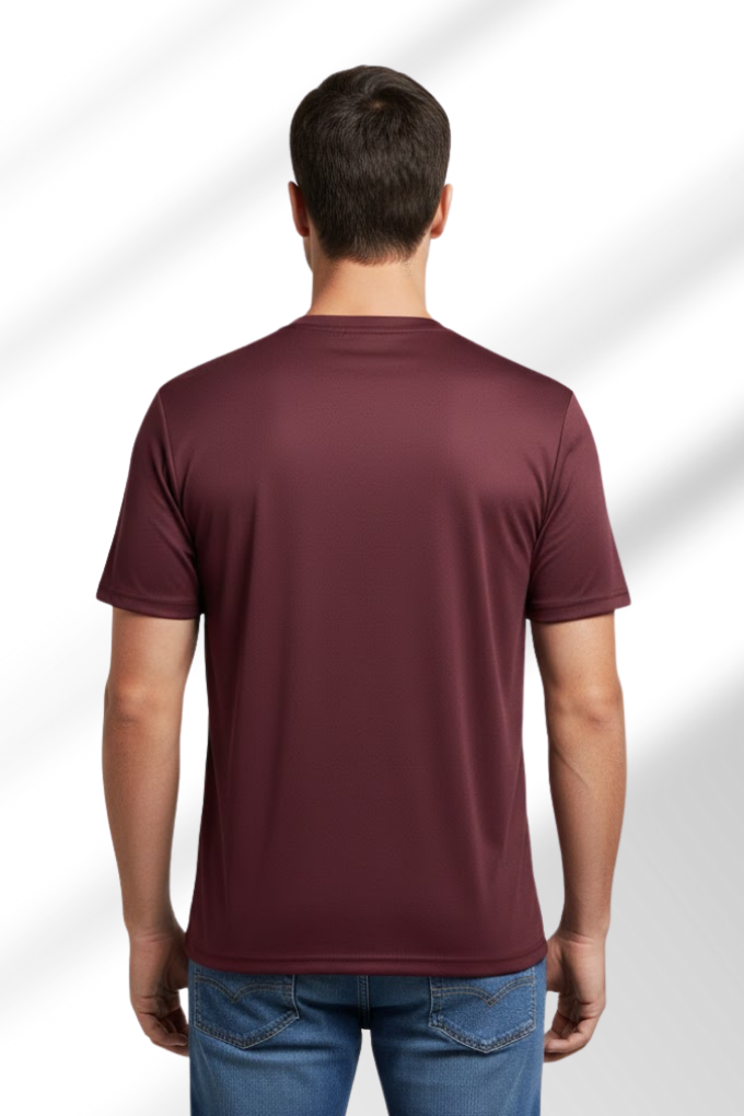 Maroon back