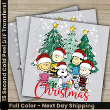 Load image into Gallery viewer, Merry Christmas DTF Transfers Ready to Press Personalized Gifts Direct to Film Sublimation Screen Prints Fast Shipping
