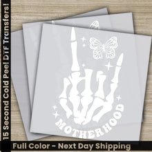 Load image into Gallery viewer, Motherhood Skeleton Hand Ready to Press Personalized DTF Transfer High Quality Heat Press DTF Transfer
