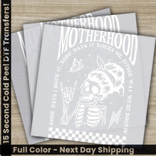 Load image into Gallery viewer, Motherhood Skeleton Ready to Press Personalized DTF Transfers Heat Press DTF Transfer
