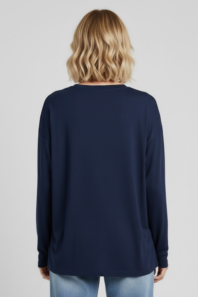 Navy back