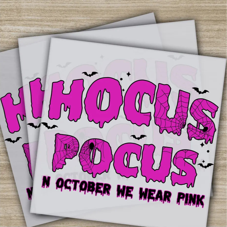 Pink Out Awareness Bow Cancer In October Ready to Press Personalized DTF Transfers Heat Press DTF Transfers