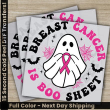 Load image into Gallery viewer, Pink Out Awareness Bow Cancer In October Ready to Press Personalized DTF Transfers Heat Press DTF Transfers
