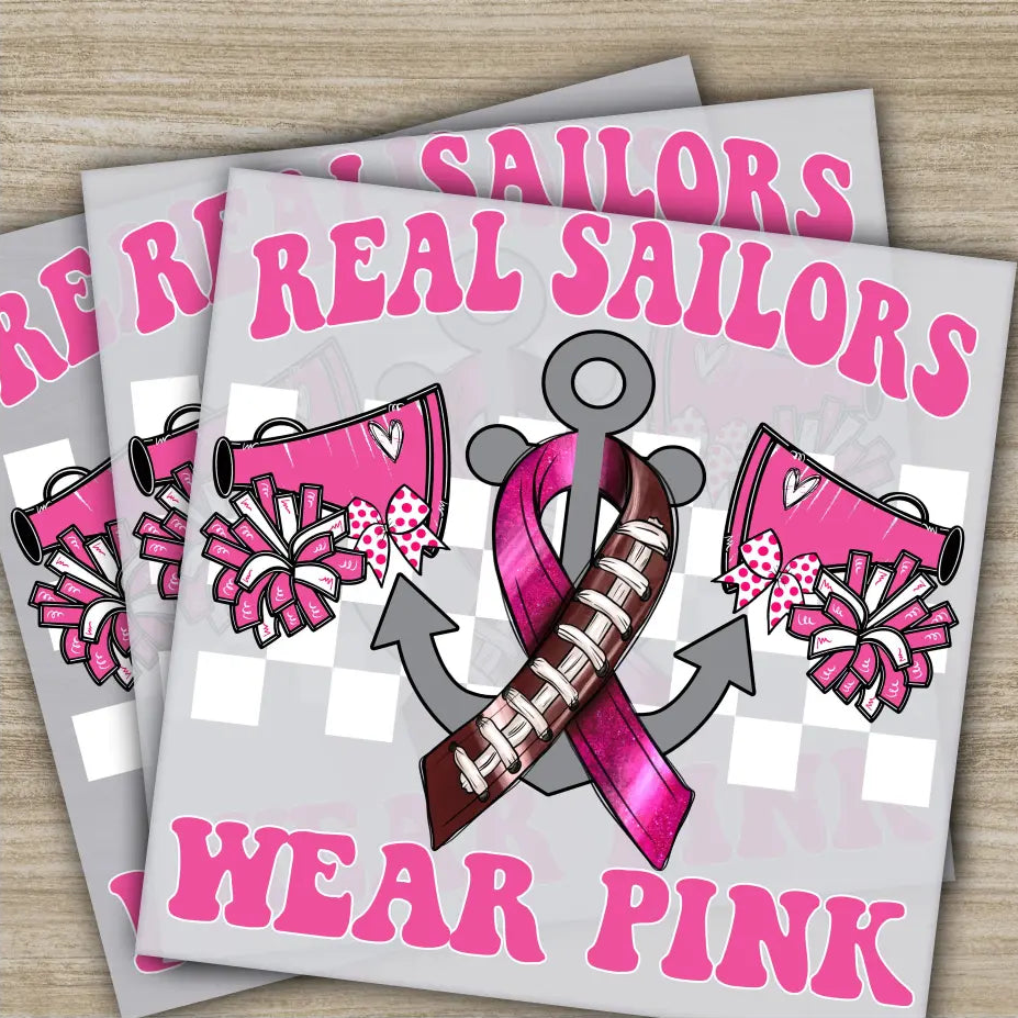 Pink Out Awareness Bow Cancer In October Ready to Press Personalized DTF Transfers Heat Press DTF Transfers