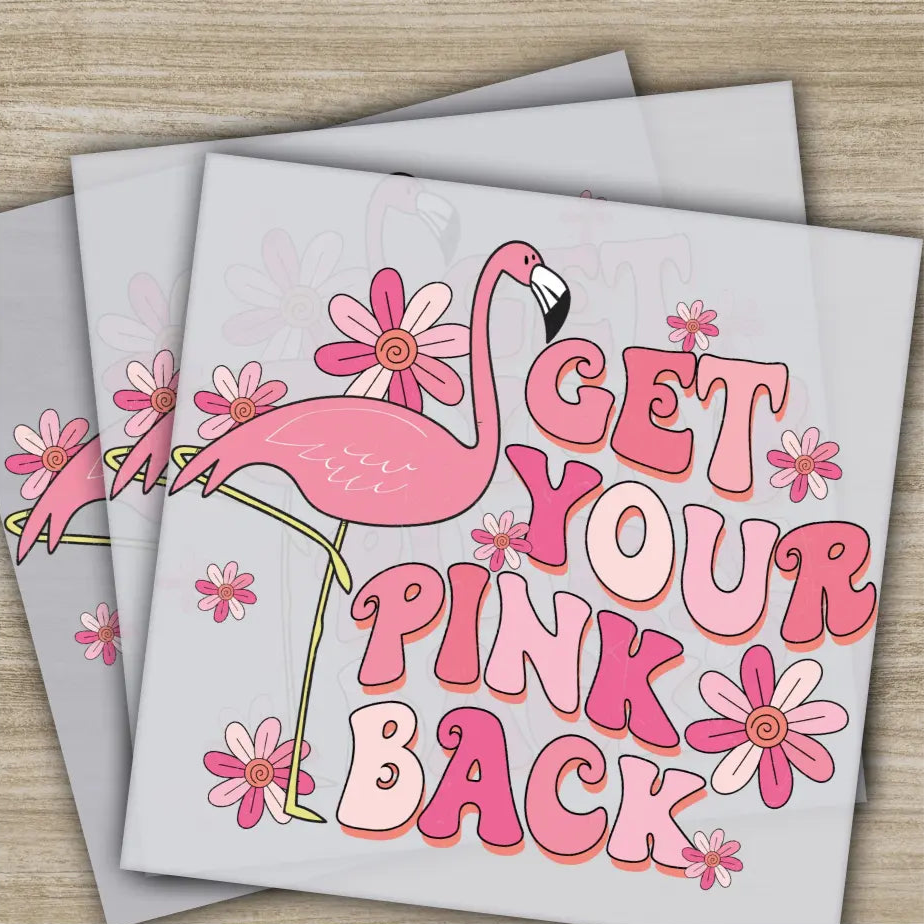 Pink Out Awareness Bow Cancer In October Ready to Press Personalized DTF Transfers Heat Press DTF Transfers