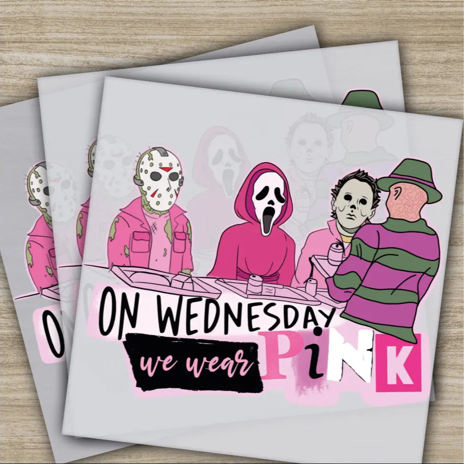 Pink Out Awareness Bow Cancer In October Ready to Press Personalized DTF Transfers Heat Press DTF Transfers