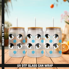 Load image into Gallery viewer, a group of glasses with penguin faces on them
