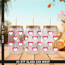 Load image into Gallery viewer, Premium UV DTF Wrap For Glass Cup 16oz Glass Cup Cute Stickers For Cups Gift Sticker Cup
