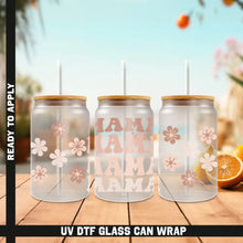 Load image into Gallery viewer, Premium UV DTF Wrap For Glass Cup 16oz Glass Cup Cute Stickers For Cups Gift Sticker Cup
