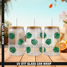 Load image into Gallery viewer, Premium UV DTF Wrap For Glass Cup 16oz Glass Cup Cute Stickers For Cups Gift Sticker Cup
