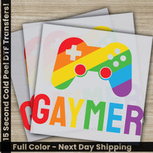 Load image into Gallery viewer, Pride Day Gay Pride LGBTQ Rainbow Trans Rights Top,Ready to Press Personalized DTF Transfer High Quality Heat Press DTF
