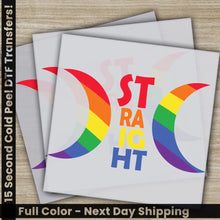 Load image into Gallery viewer, Pride Day Gay Pride LGBTQ Rainbow Trans Rights Top,Ready to Press Personalized DTF Transfer High Quality Heat Press DTF
