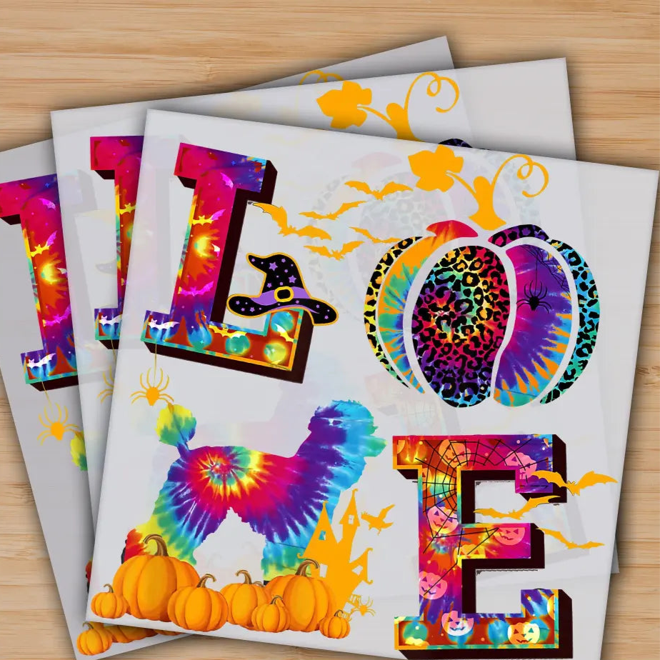 Pumpkin Love Ready to Press Personalized Gifts Sublimation DTF Prints Trendy DTF Prints Ready for Press High