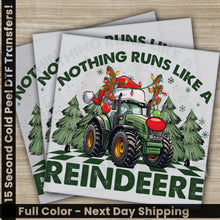 Load image into Gallery viewer, Reindeere Christmas DTF Transfers Ready to Press Personalized Gifts Direct to Film Sublimation Screen Prints Fast
