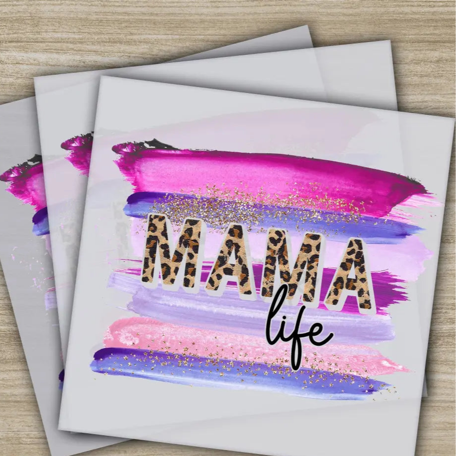 Retro Mama Mom Heart Mother’s Day Transfers Ready to Press Personalized DTF Transfers Mother’s Day Gifts Heat Press DTF