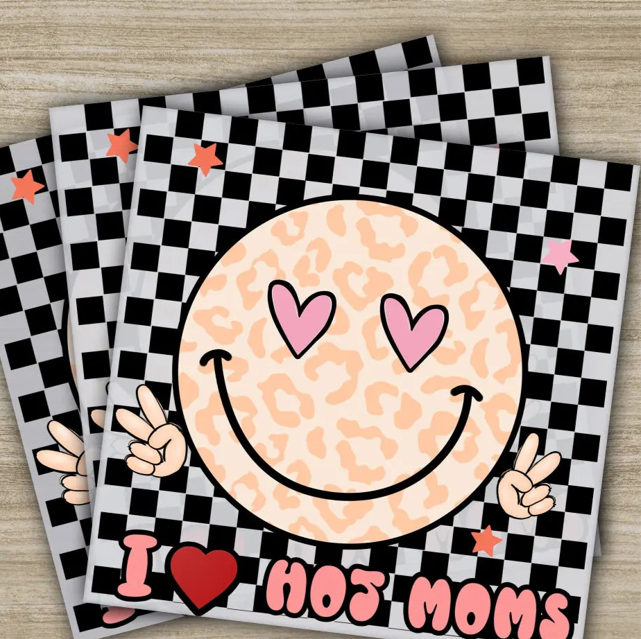 Retro Mama Mom Heart Mother’s Day Transfers Ready to Press Personalized DTF Transfers Mother’s Day Gifts Heat Press DTF