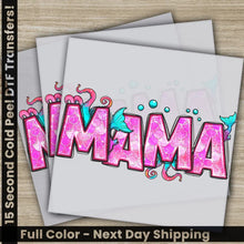 Load image into Gallery viewer, Retro Mama Mom Heart Mother’s Day Transfers Ready to Press Personalized DTF Transfers Mother’s Day Gifts Heat Press
