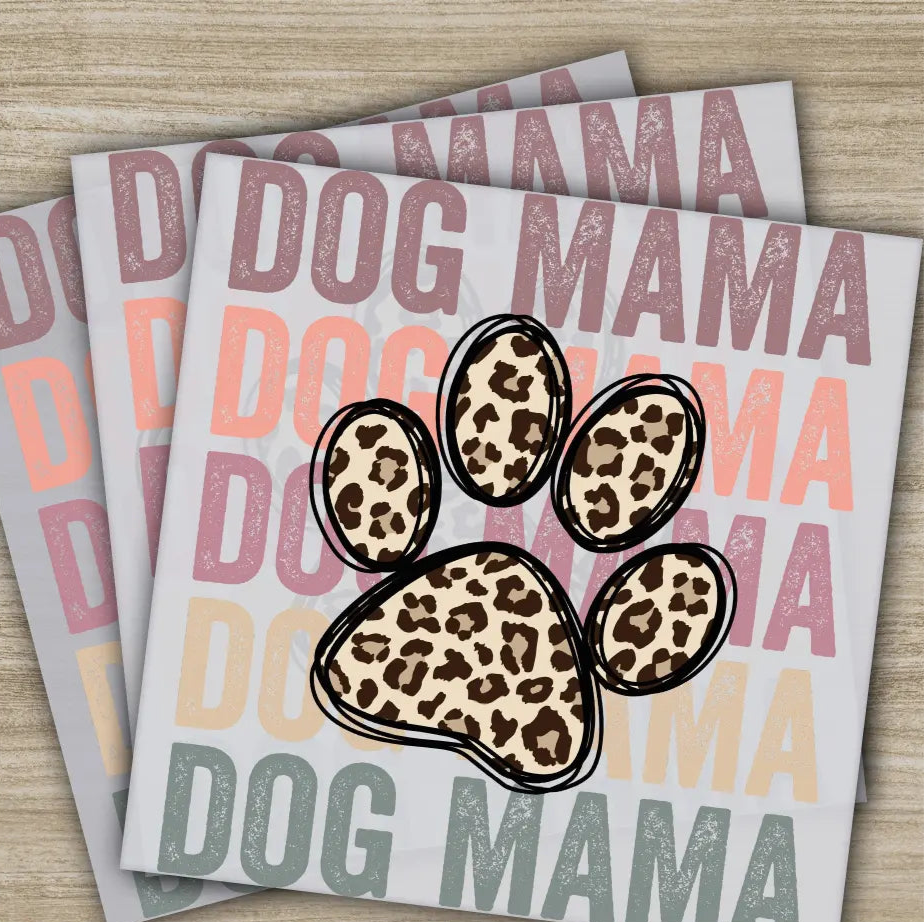 Retro Mama Mom Heart Mother’s Day Transfers Ready to Press Personalized DTF Transfers Mother’s Day Gifts Heat Press DTF