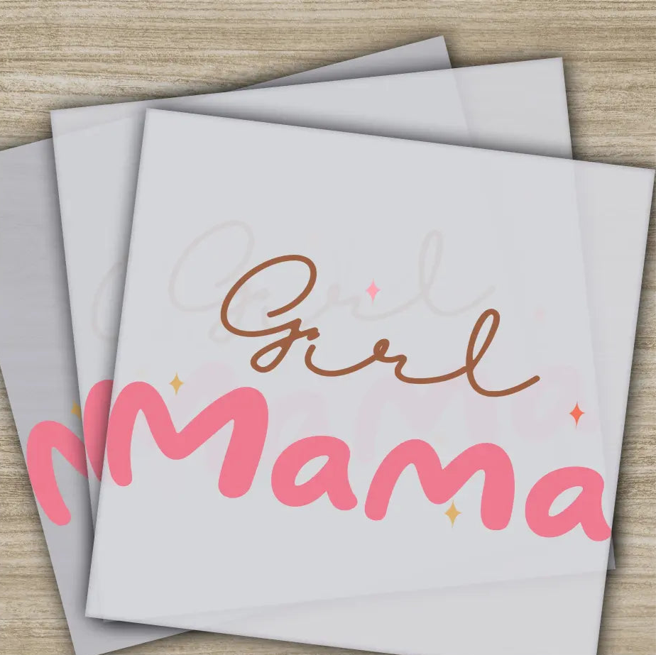 Retro Mama Mom Heart Mother’s Day Transfers Ready to Press Personalized DTF Transfers Mother’s Day Gifts Heat Press DTF