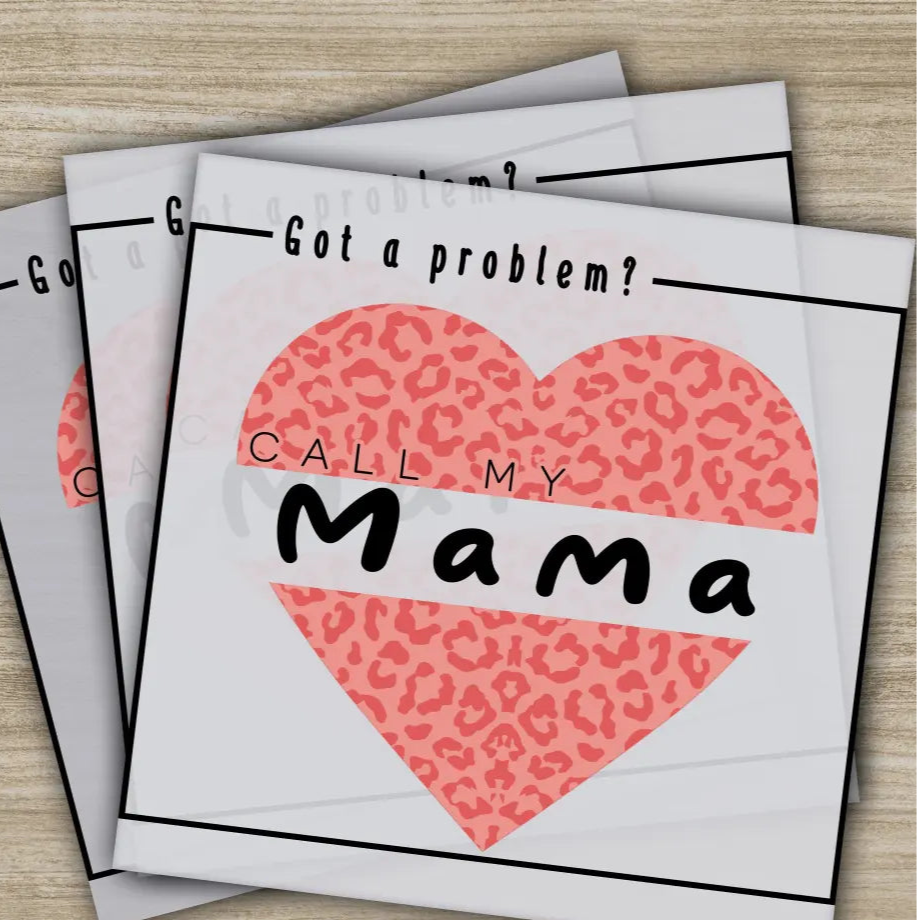 Retro Mama Mom Heart Mother’s Day Transfers Ready to Press Personalized DTF Transfers Mother’s Day Gifts Heat Press DTF