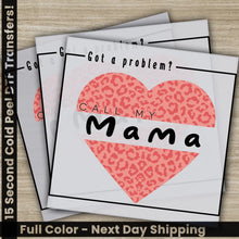 Load image into Gallery viewer, Retro Mama Mom Heart Mother’s Day Transfers Ready to Press Personalized DTF Transfers Mother’s Day Gifts Heat Press
