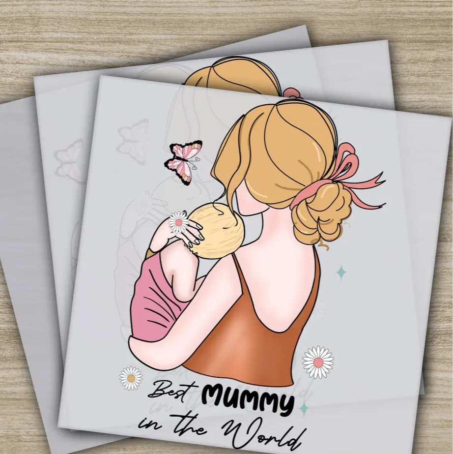 Retro Mama Mom Heart Mother’s Day Transfers Ready to Press Personalized DTF Transfers Mother’s Day Gifts Heat Press DTF