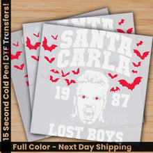 Load image into Gallery viewer, Santa Carla 1987 Spooky Halloween Ready to Press Personalized Gifts Sublimation DTF Prints Trendy DTF Prints Ready
