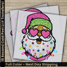 Load image into Gallery viewer, Santa Claus Christmas Vibes DTF Transfers Ready to Press Personalized Gifts Direct to Film Sublimation Screen Prints
