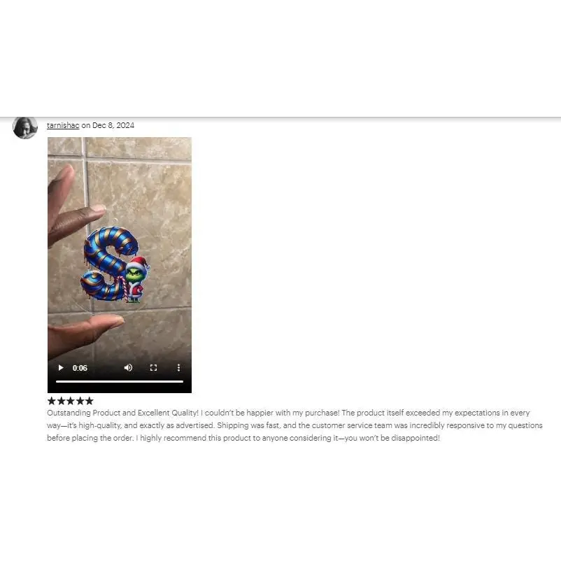 Santa Claus Christmas Vibes Ornament Uv Dtf Sticker UV Dtf Ornament Decals Uv dtf Round Ornament Stickers Christmas