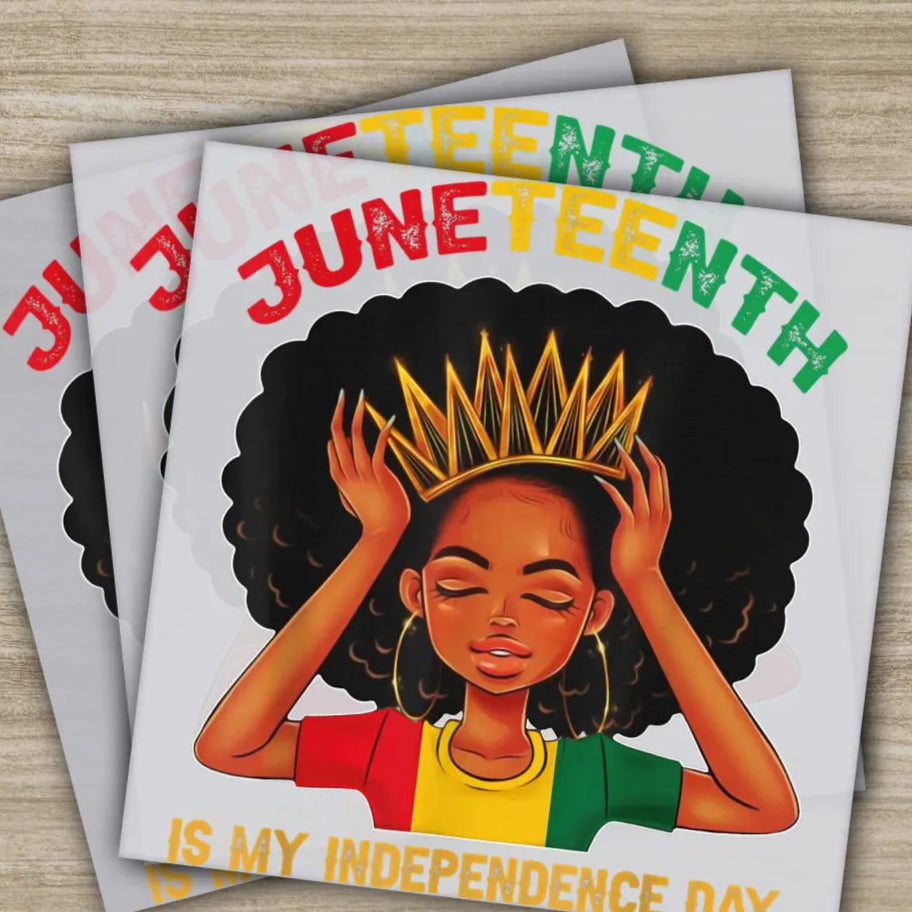 Since 1865 June 4 th Juneteenth 1865 Ready to Press,Personalized DTF Transfers Heat Press DTF Transfers