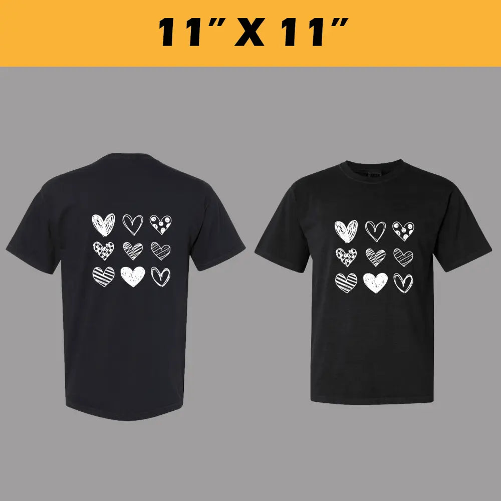Size By Size DTF Transfers