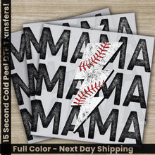 Load image into Gallery viewer, Softball Mama Black Spray Writing Softball Transfers Ready to Press Personalized DTF Transfers Sport Gifts Heat Press
