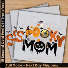 Load image into Gallery viewer, Spooky Mom Dtf Halloween Ready to Press Personalized Gifts Sublimation DTF Prints Trendy DTF Prints Ready for Press
