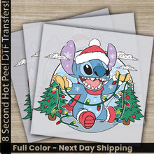 Load image into Gallery viewer, a christmas card with a stitch stitch stitch stitch stitch stitch stitch stitch stitch stitch stitch
