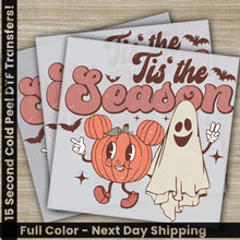 Load image into Gallery viewer, Tis’ The Season Halloween Transfers Ready to Press Personalized DTF Transfers For Family Gifts Heat Press DTF Transfers
