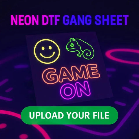 Neon DTF Upload a Gang Sheet