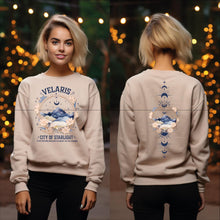 Load image into Gallery viewer, a woman with blonde hair wearing a sweatshirt
