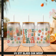 Load image into Gallery viewer, World’s Best Mom Mama UV DTF Wrap For Glass Cup 16oz Glass Cup Cute Stickers For Cups Gift Sticker Cup For Mama
